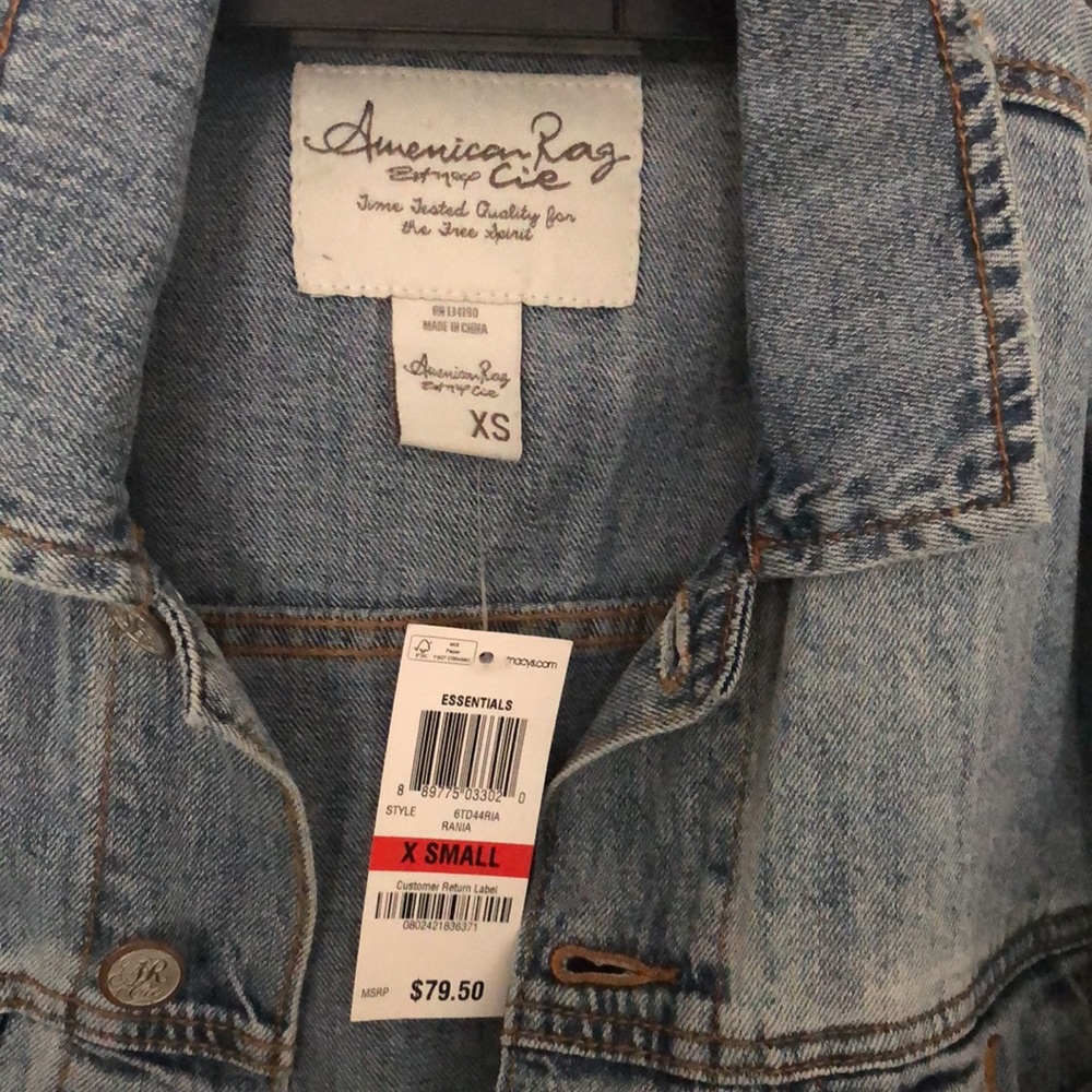 American Rag Jean Jacket. - Picture 3 of 10